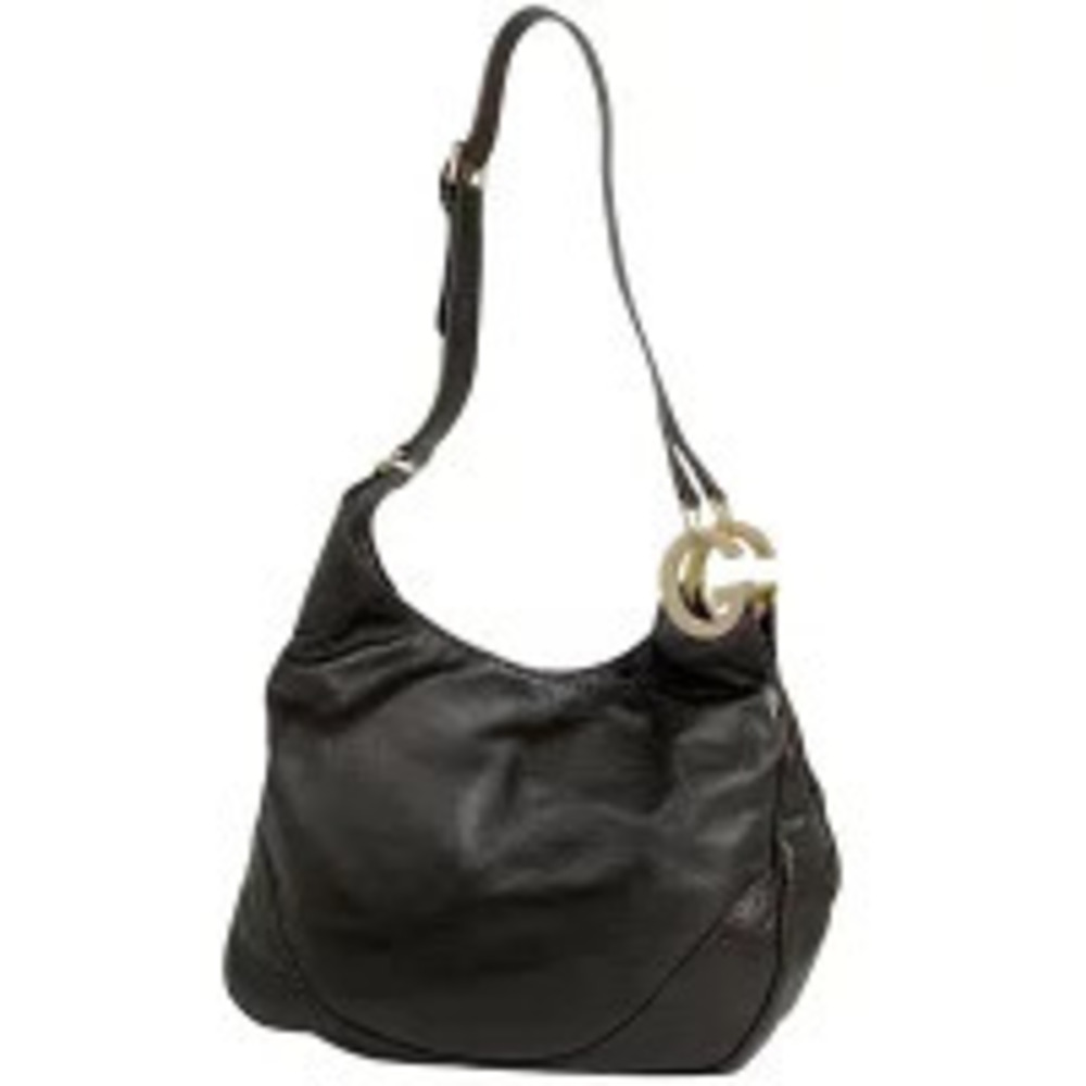 Gucci Guccissima Shoulder Bag Hobo Shima Guccissima Leather Brown